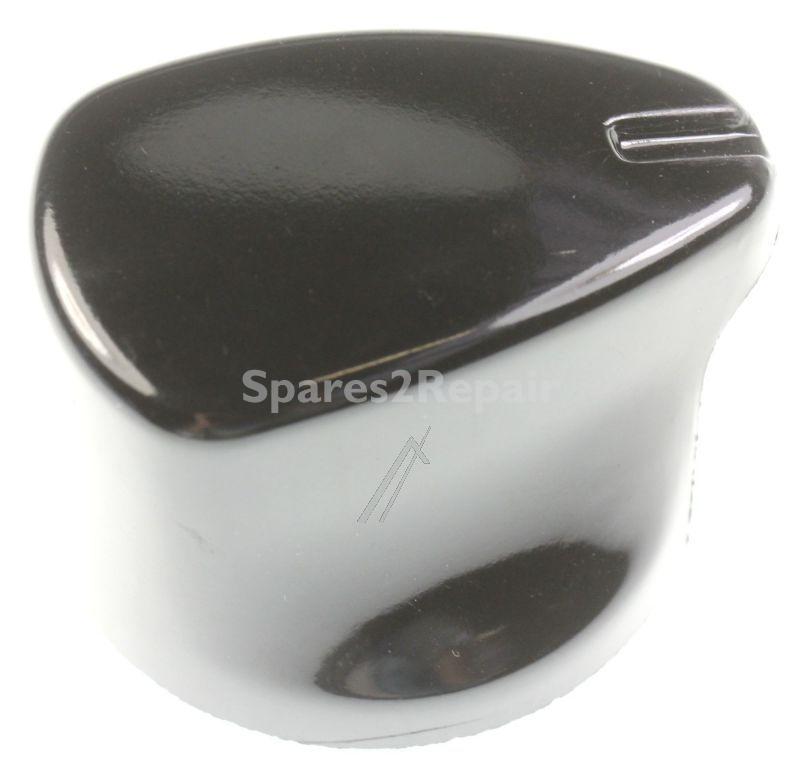 Control Knobs - C00140983 482000081619 Black Knob Electric Ariston [Whirlpool Indesit]