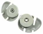 Compatible Roller For Dishwasher Basket - Kit Basket Wheel Grey-2 Pcs-alternative For Electrolux