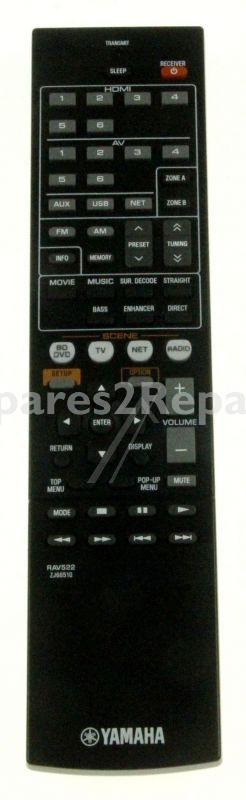 Yamaha Ir remote Control - Rav522 Zj66510 Remote Control Yamaha