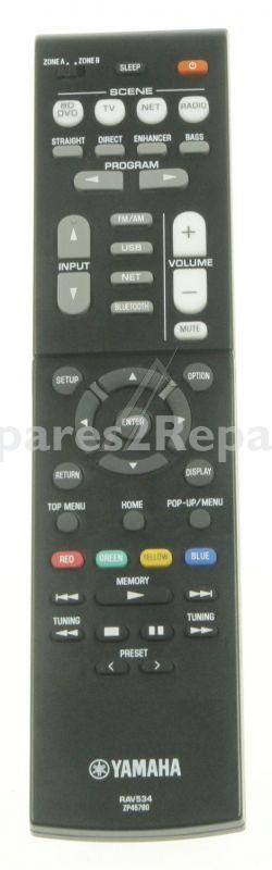 Yamaha Ir remote Control - Rav534 Zp457800 Remote Control