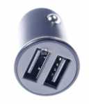 Minwa Dc dc Converter - Mw Usb12d Dual Usb Car Power Adapter-charger 2 4a (12w)