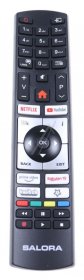 Vestel Ir remote Control - R-c 4518p Salora (gray-s)(black-p)