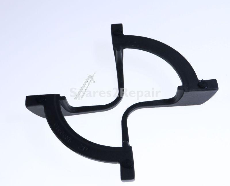 Kuppersbusch Teka Carrier Assembly - 81215011 Triple Ring Matt Black Flange