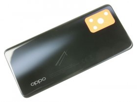 Oppo Battery Compartment Lid - 3202498 Battery Cover Aa001 Black With Cushion+silk Screen Cph2219