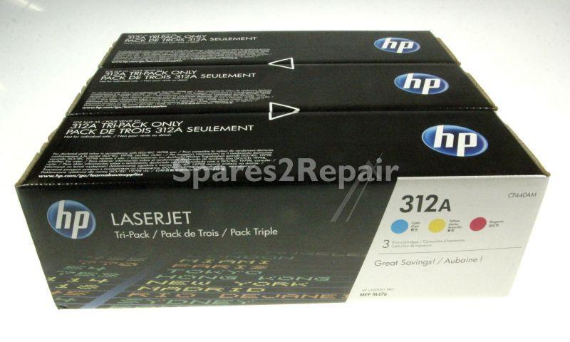 Hewlett Packard Toner Cartridge - 312a Toner, Multipack, Cmy
