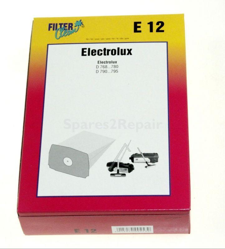 Filterclean Vacuum Cleaner Bags - E12 000261-k Paper Dust Bag X5