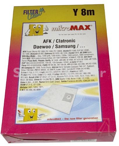 Filterclean Vacuum Cleaner Bags - Y8m Fl0033-k Non Woven Dust Bags X 4 + 2 Filters