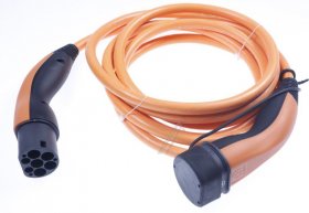 Lapp Mobility Power Supply Cable - Ladekabel Typ 2, Bis Zu 22 Kw, 5 M, Orange, 32a, 3-phasig Zum Laden Von Hybrid- Und Elektroautos M. Typ-2-anschluss