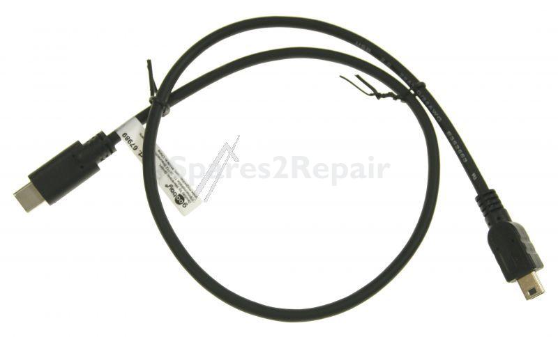 Usb-connector - Usb 2.0 Kabel Usb-c Auf Mini-b 2.0, Schwarz