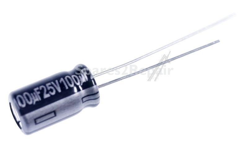 Panasonic 25v Radial Electrolytic 105 De - 100uf-25v Eca1ehg101 Elko Radial 105° 6 3x11 2mm -rohs-compliant- Pitch 2 5mm