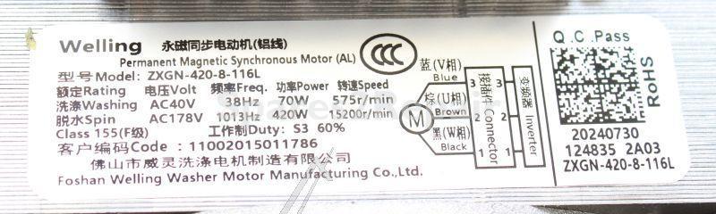 Spares4Vacuums | Samsung Washing Machine Motor Dc81-01823a Svc-motor
