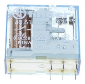 Finder Pcb Relay To 24v - 24vdc 16a-250vac Relais Finder