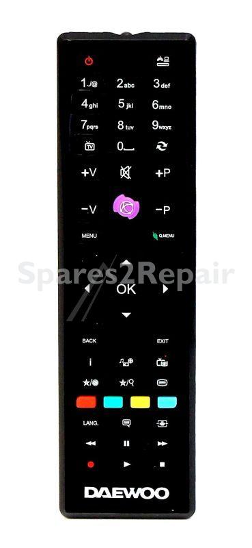 Vestel Ir remote Control - 23266439 R-c 4875 Daewoo (gray-s)(black-p)