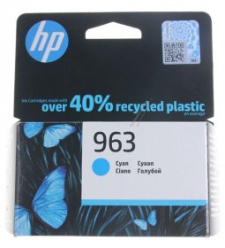 Hewlett Packard Cartridge - 963 3ja23ae Ink Cartridge Cyan