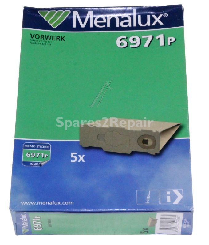 Vacuum Cleaner Bags - 6971p 9001961649 Dust Bags X 5 [Electrolux Aeg]