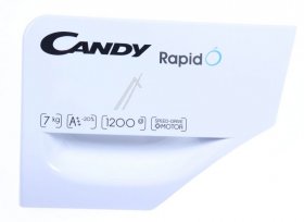 Detergent Dispenser Cover - 43028165 Detergent Dispenser Cover [Candy Hoover]