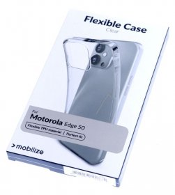 Mobilize Leather Bag Gsm - 29975 Mobilize Gelly Case Motorola Edge 50 Clear