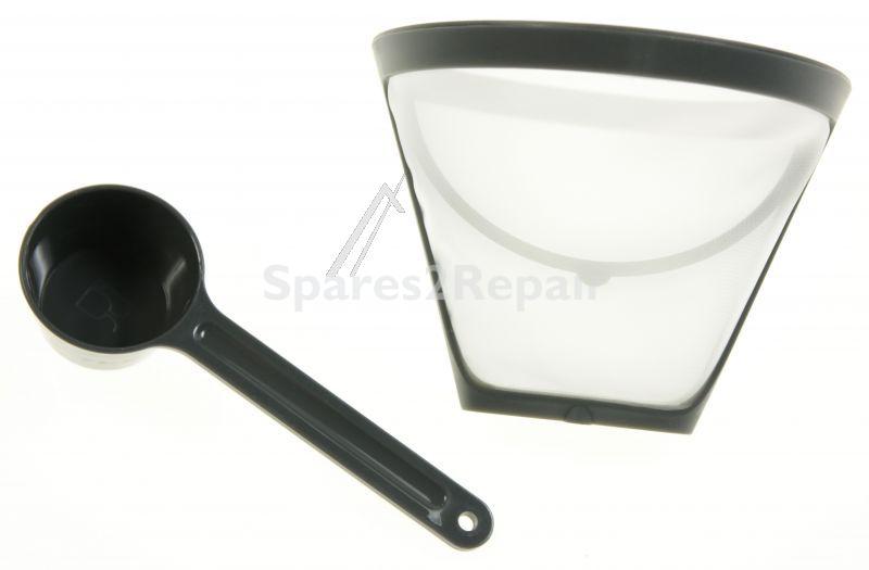 Coffee Filter - Kw716813 Permanent Filter & Measure Spoon (kw716813) [Delonghi]