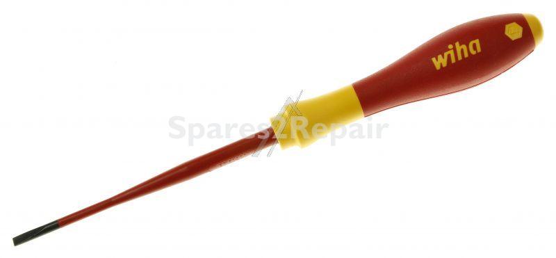 Wiha Tools - 3201035100 35446 Screwdriver Softfinish Electric Slimfix 3201 3 5 X 100