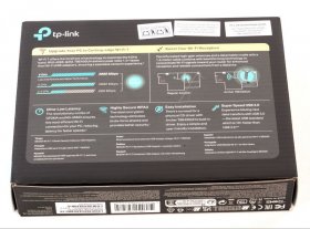 Tp Link Wireless-lan Network - Tbe400uh Archer Tbe400uh(eu) Tri-band Wlan Usb Adapter Desktop Be6500 High Gain Wi-fi 7