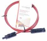 Cable/plugs/adapter - Pvk1-1r Photovoltaic (solar Module) Cable 6mm² With Connector (mc4 Plug-mc4 Socket) Red 1m