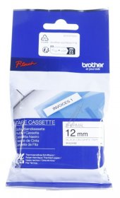 Brother Colour Cartridge - M-k231bz Label Tape Cassette Black On White 12mm 8m