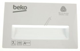 Detergent Dispenser Cover - 2827329040 C00928372 Front Cover Detergent Drawer [Arcelik]