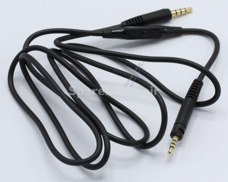 Sennheiser Jack Connector - 572281 Cable Ptt 1 2m Dia 3mm Compatible With Hd 5x8 Series And Hd 5x9 Series