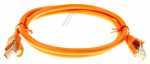 Cat7 Patch Cable - Cable : Cat7.orange 1,0m
