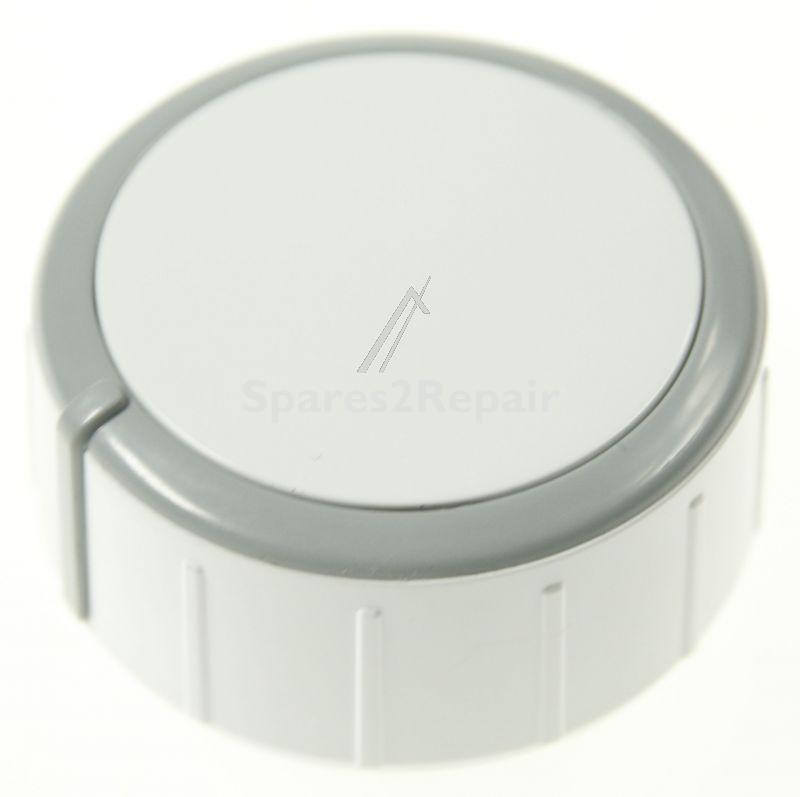 Button - C00546545 488000546545 Program Control Knob White-grey [Whirlpool Indesit]