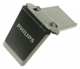 Saeco Casing Cover - 421944090431 Black Upper Coffee Outlet Cover With Display Om