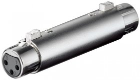 Goobay Xlr Adapter - Xlr Adapter-kupplung, Buchse Zu Buchse