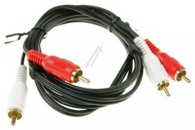 Compatible Stereo Cable Phono Plug - Guilded 2xrca-plug-2xrca-plug Cable -1 5m Compatible Stereo Cable Phono Plug - Guilded 2xrca-plug-2xrca-plug Cable -1 5m