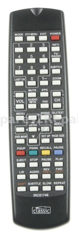 CLASSIC Classic 1 To 1 Remote Controls IRC81746 REMOTE CONTROL CLASSIC LCD-TV/DVD COMBI