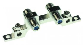 Kathrein Earth Connection Block Sat - Emu 22 F-erdungsblock 2fach 2 X F-durchfÜhrungsbuchse Mit Erdansch