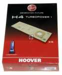 Vacuum Cleaner Bags - H4 Turbopow 09173691 (h4) Nc Tpower Bags [Candy Hoover]