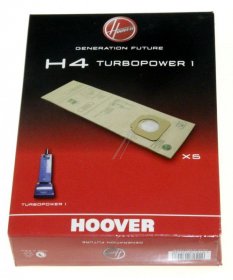 Vacuum Cleaner Bags - H4 Turbopow 09173691 (h4) Nc Tpower Bags [Candy Hoover]