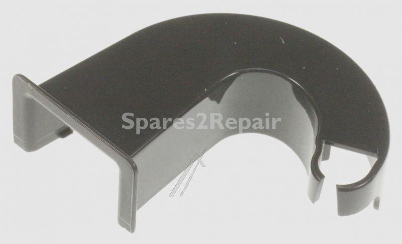 Haier Door Hinges - 0060222044 49053435 Door Hinge Cover Left Gray