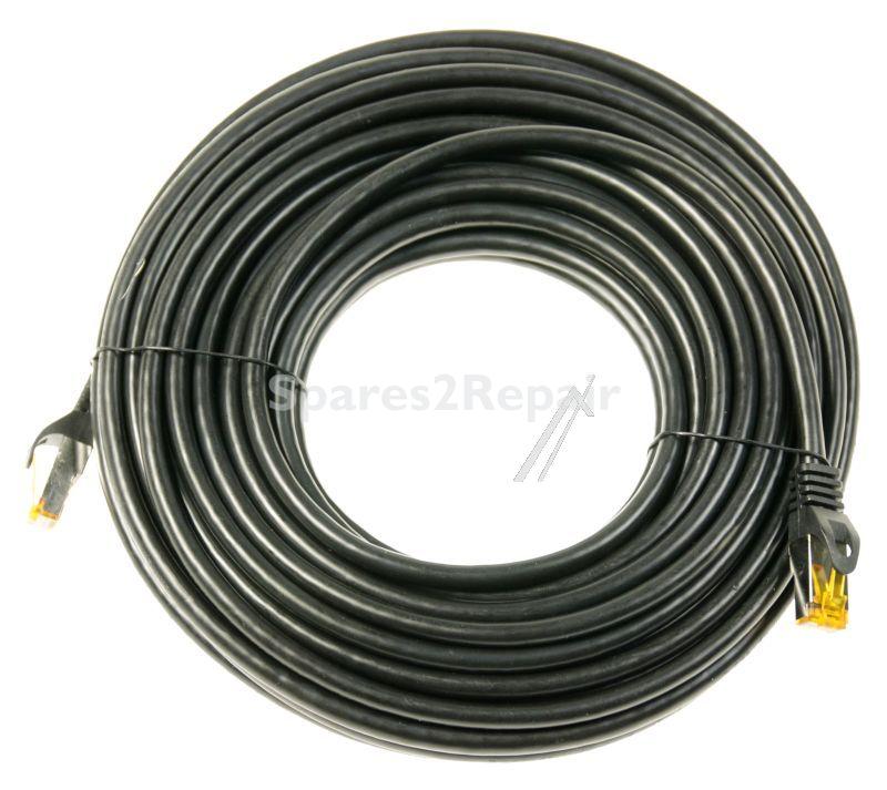 Cat6 Patch Cable - Outdoor-patchkabel Cat6a, Rj45, S-ftp, Schwarz, 15m