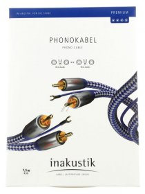Inakustik Stereo Cable Phono Plug - 00405115 Premium Phono Cable 1 5m