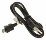 Usb-connector - Usb Cabel - Black Length 1m