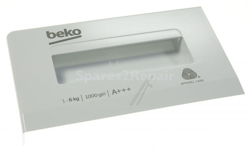 Detergent Dispenser Cover - 2459209104 C00912413 Detergent Drawer Front Cover Assembly [Arcelik]