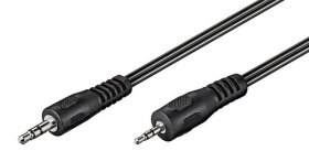 Jack Plug-jack Plug - Avk 313-0200 Cable Audio Jack 3 5mm To 2 5mm Stereo