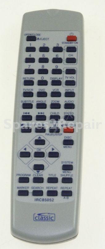 Classic Classic 1 To 1 Remote Controls - Irc85052 Fernbedienung Classic Dvd-vcr Combi