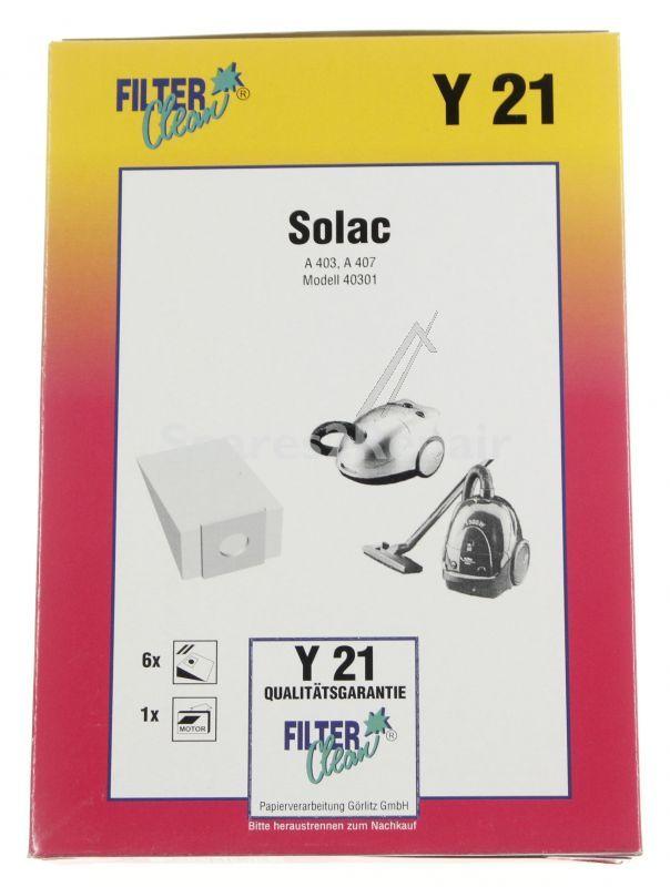 Filterclean Vacuum Cleaner Bags - Y21 000233-k Dust Bags X6