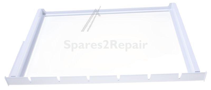 Shelf Assembly - 11028305 Glass Plate With Slider [Bosch Siemens]