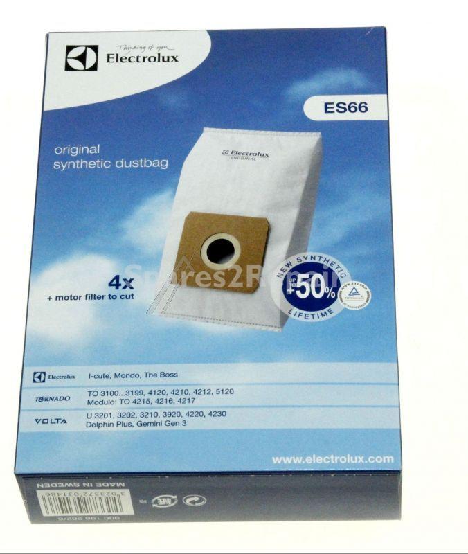 Vacuum Cleaner Bags - 9001969626 Es66 Mondo Z51 Bags X 4 + 1mf [Electrolux Aeg]
