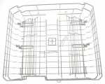Dish Basket - 1033709 Upper Basket 60 [Amica]