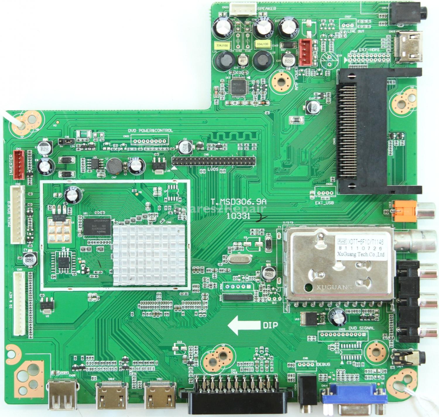 Baird TE-40LEDAL - Main AV - T.MSD306.9A - 10331 - LTA400HM13