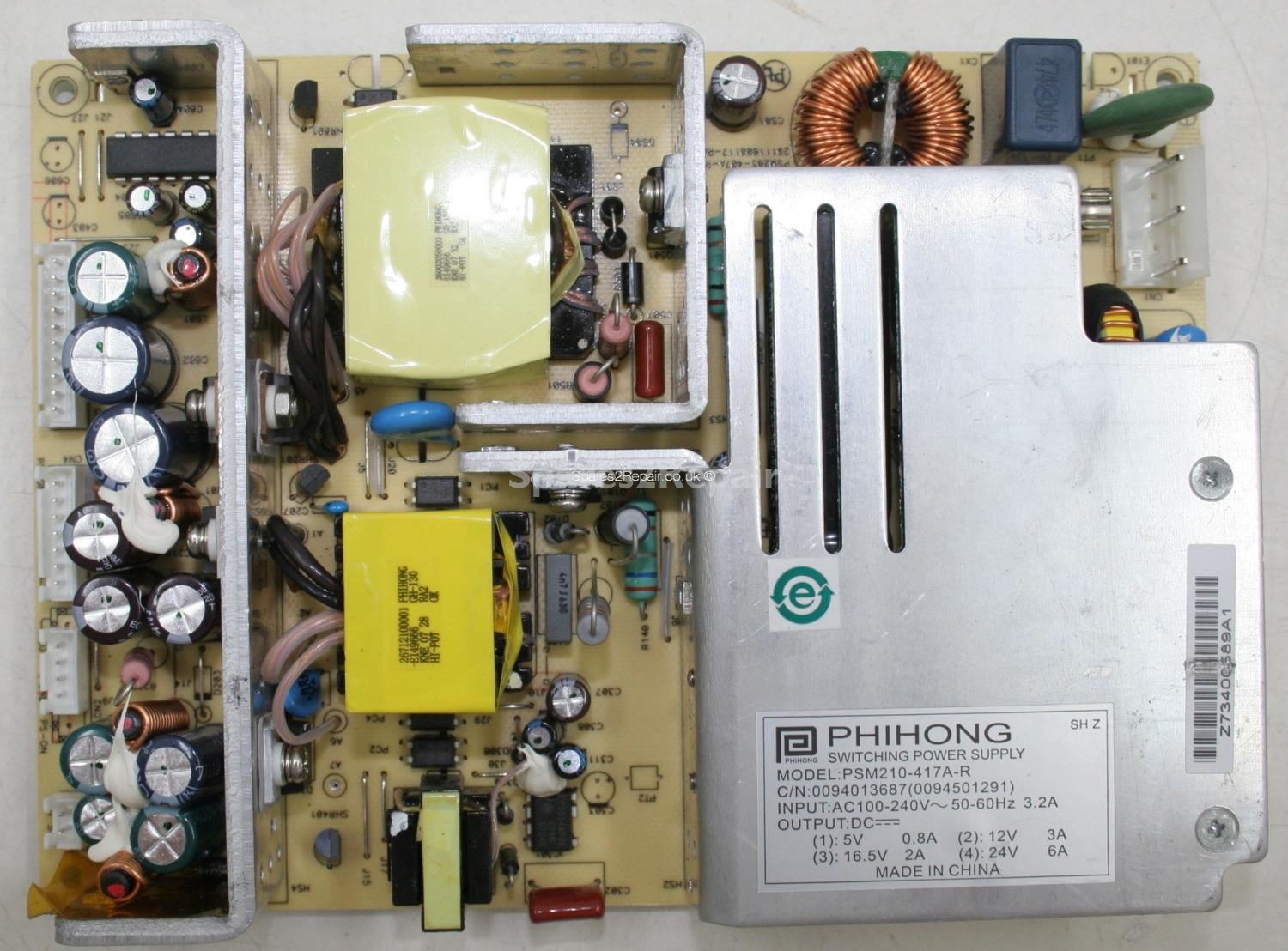 Baird X47DTV - PSU - PSM210-417A-R - PSM205-407A-R